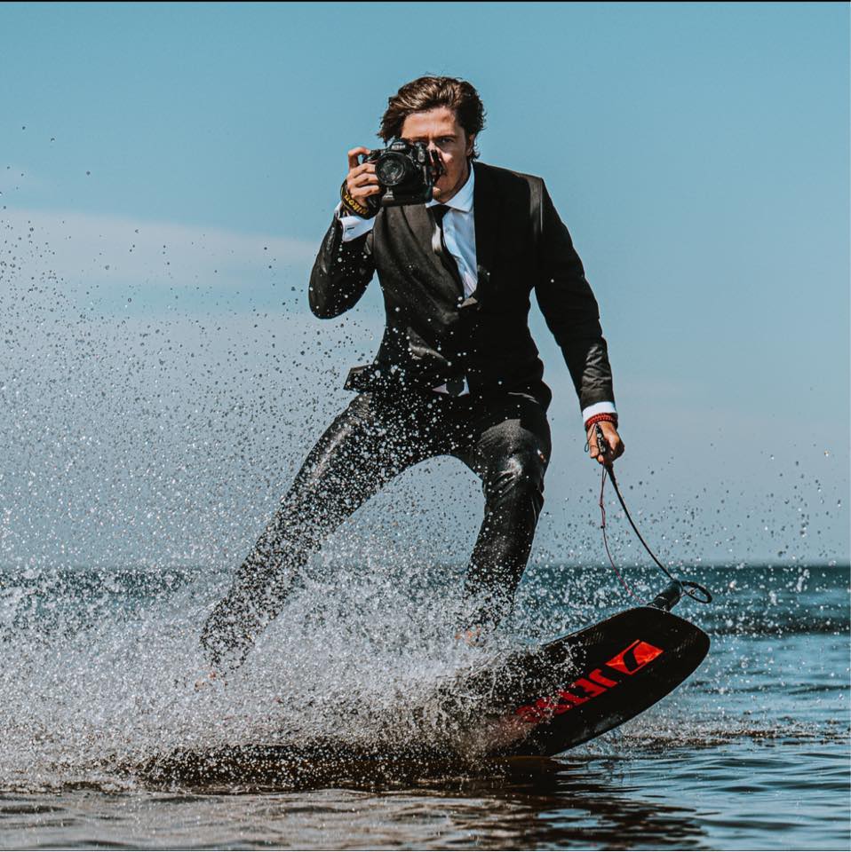Andrejs Zavadskis with camera