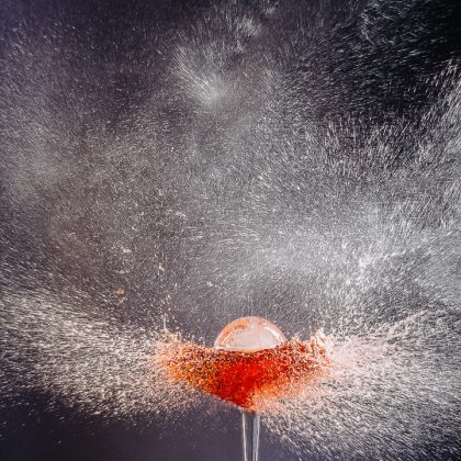 Red Drink in Glass – Brand Photography Portfolio