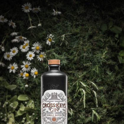 Dark Alcoholic Beverage in Bottle – Professional Campaign Visual