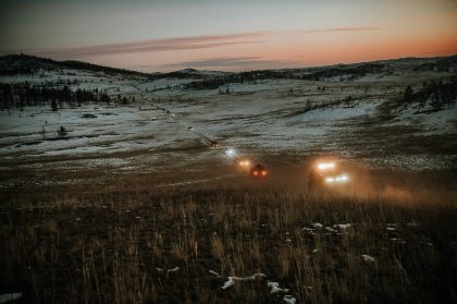 Black Car, Night – Car Advertising Image