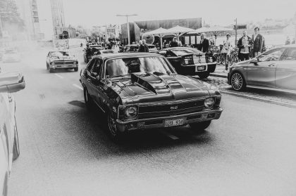Black Car, Atmospheric Moment – Car Advertising Image