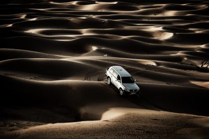 Black SUV Car, Light and Atmosphere, SUV – Automotive Photography