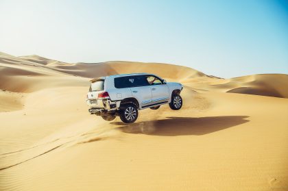 Black SUV Driving, Automotive Photography – Editorial Automotive Photography