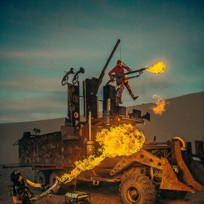Man with a Flamethrower, Fire – Professional Event Reportage