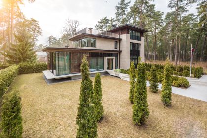 Modern Building Facade Photography, Candid Moment – Real Estate Exterior Image