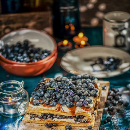 Sweet Dessert on a Wooden Board – Restaurant Photography Portfolio