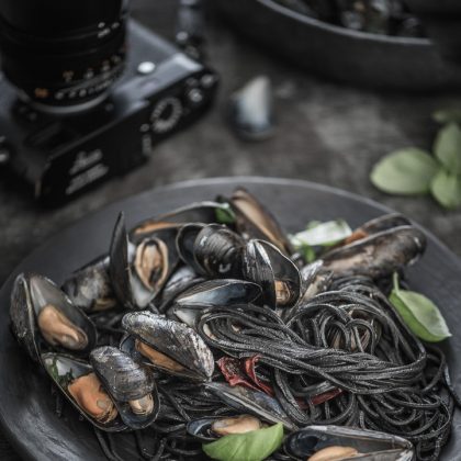 Dark Food, Cooked Pasta – Food Photography Portfolio