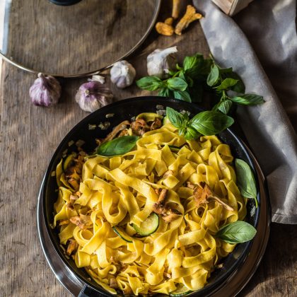 Mushrooms on Wood, Food Photography – Editorial Food Image