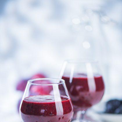 Red Strawberries Tied with Twine on Wood – Food Photography Portfolio