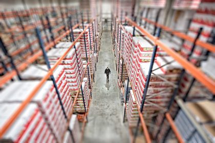 Industrial Corridor, Factory Interior – Manufacturing Photography