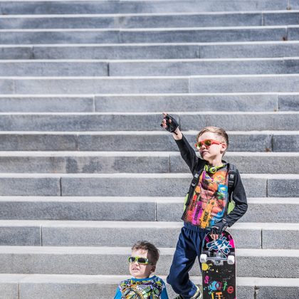 Boy with Skateboard, Kids Portrait Photography – Natural Children's Photography
