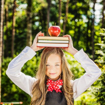 Girl in Summer, Child Portrait Outdoors – Kids Portrait Photography