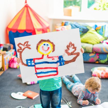 Kids Creative Workshop, Paints and Paper – Kids Portrait Photography