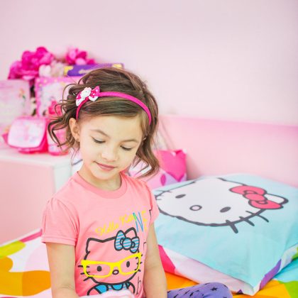 Child Sitting on a Colorful Blanket – Kids Portrait Photography