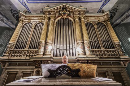 Man with Sheet Music, Music Photography – Stage Photography