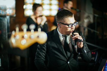 Stage Photography, Musician with Microphone – Artist Photography Portfolio