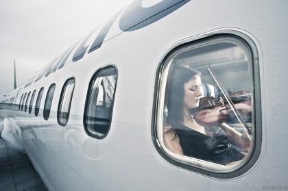 Musician with Violin, Concert Photography – Stage Photography