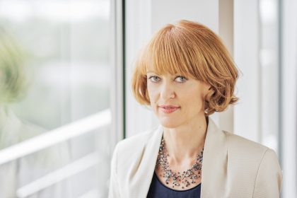 Portrait: Business Style Photograph of a Woman, Candid Moment – Studio Portrait Photography