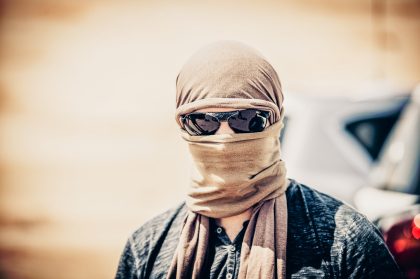 Man with Scarf, Travel Photography Portrait – Scenic Photography Portfolio