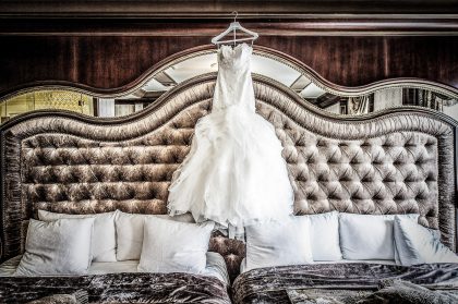 Wedding Dress Portrait, Beautiful Woman – Bride and Groom Photography