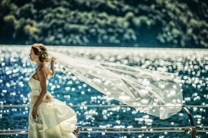 Wedding Celebration, Woman Portrait – Bride and Groom Photography